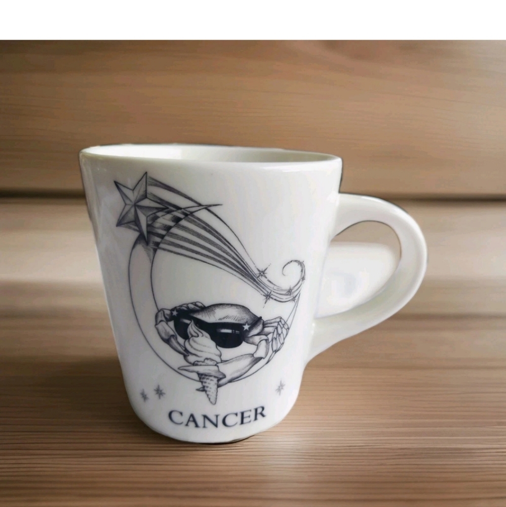 Williams Sonoma Rory Dobner Zodiac Mug CANCER Crab Moon 20oz